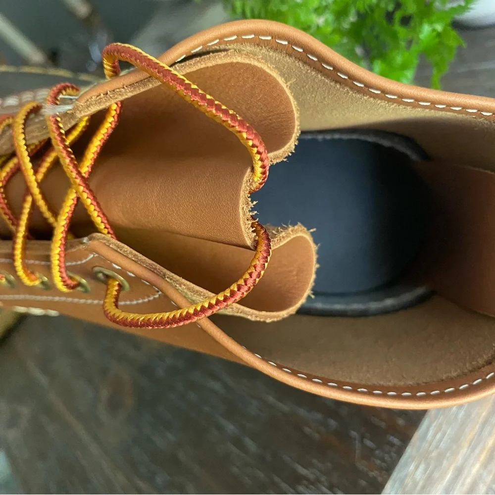 L.L. Bean Mens 6” Bean Duck Boots‎ Hunting Fishing Camping Outdoors Tan Brown 10